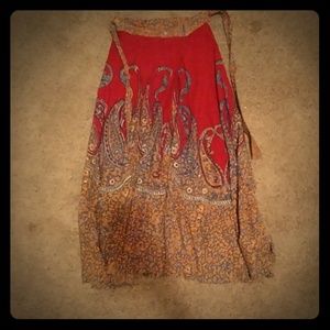 Geeta Wrap around printed skirt